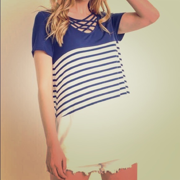 💛Color Block Top - Picture 2 of 5